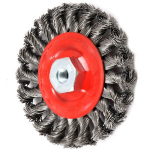 Twisted Knot Wheel Brush- Standard Twist / Cable Twist / Stringer Bead