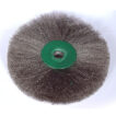 Soft Brass Wire Wheel Brush / Galvanised Steel Wire wheel Brush