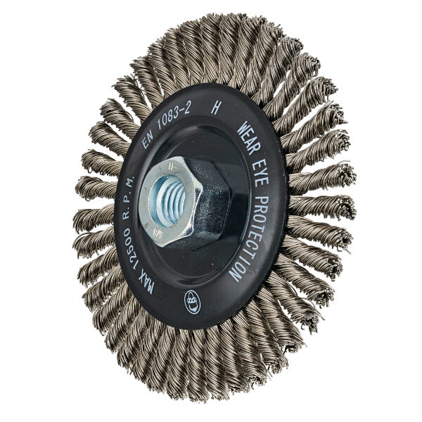 Twisted Knot Wheel Brush- Standard Twist / Cable Twist / Stringer Bead