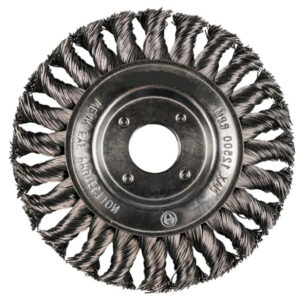 Twisted Knot Wheel Brush- Standard Twist / Cable Twist / Stringer Bead