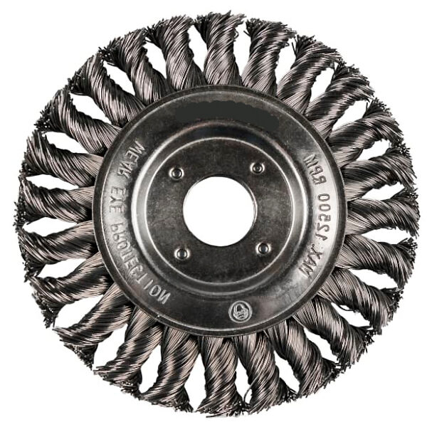 Twisted Knot Wheel Brush- Standard Twist / Cable Twist / Stringer Bead